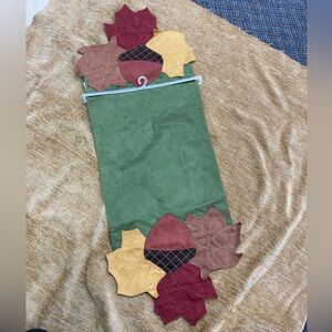 Autumn leaves table runner 100% polyester- 45”